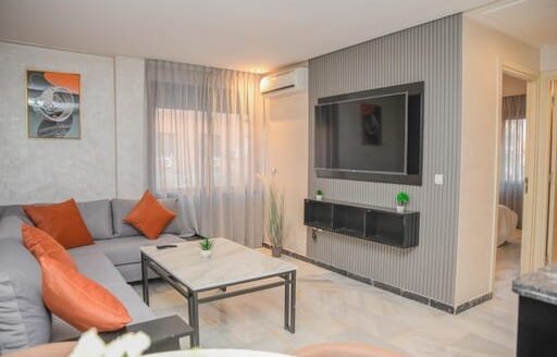 Un joli appartement à louer meublé/ longue durée à Guéliz
